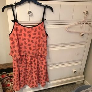 Orange Pineapple Dress